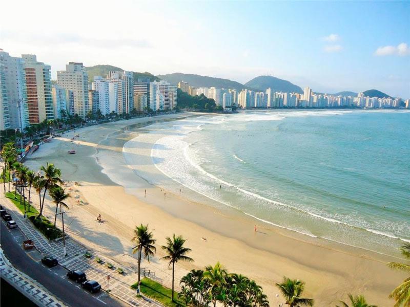 Ap Entre Praia Asturias e Tombo Guarujá Exterior foto